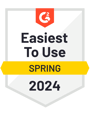 G2 Easiest To Use Spring 2024